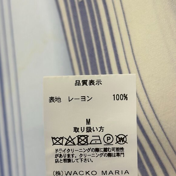 Waco Maria Stripe Open Collar Shirt - Picture 7 of 8